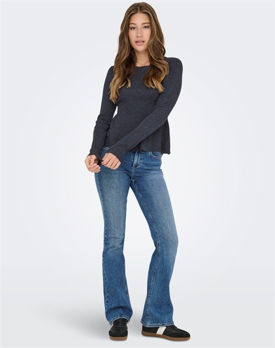 OnlCoco Life Rib Peplum Strik